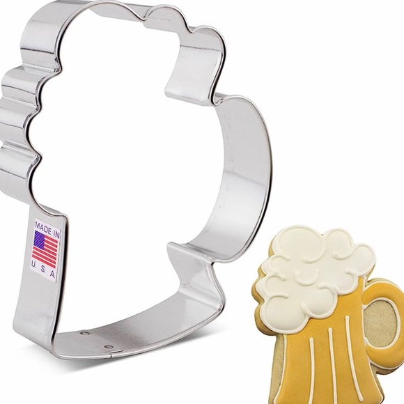 Beer cookie cutter. Anne Clark. Used once. - Picture 1 of 1